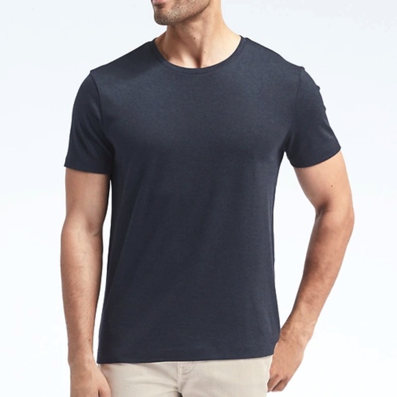 Banana Republic Other - Banana Republic Navy Luxury-Touch Crew T-Shirt